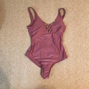 Pink One-Piece swimsuit